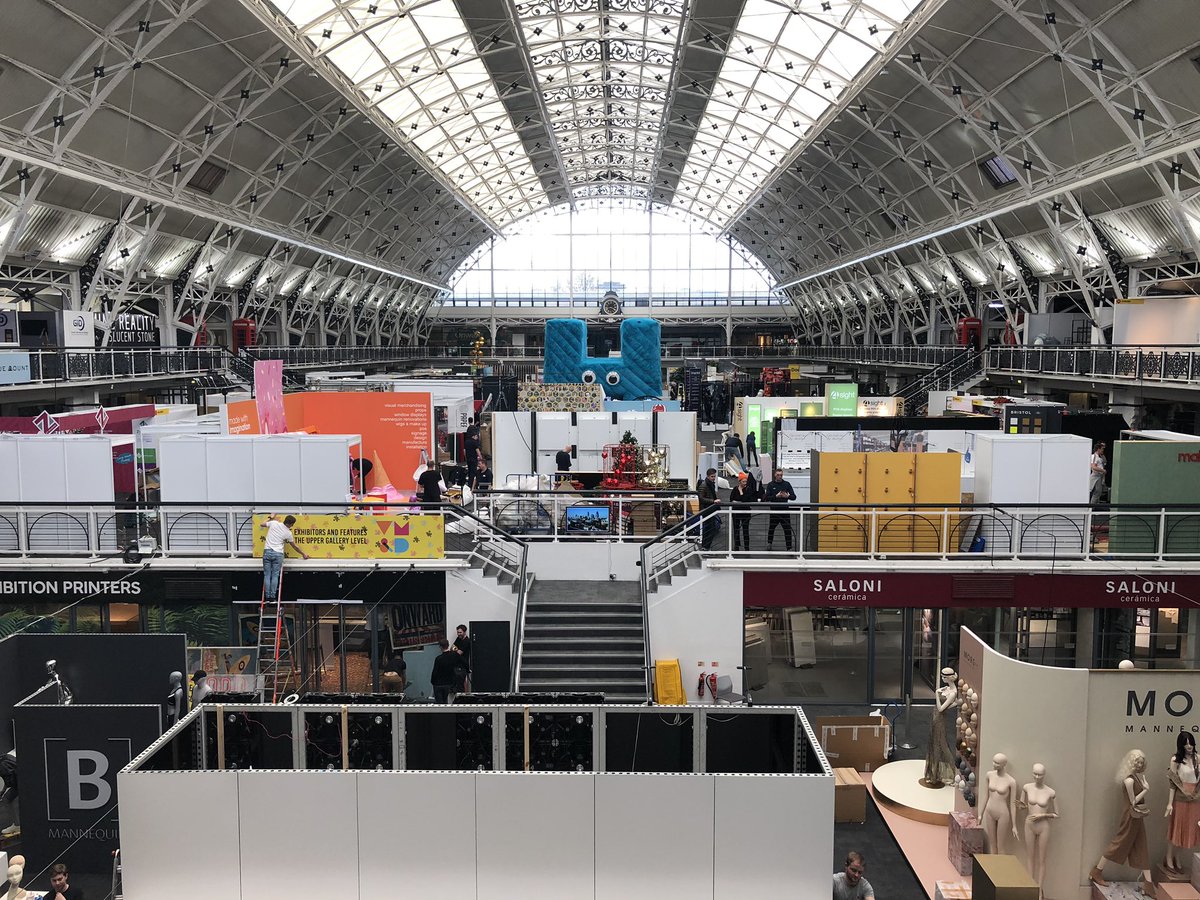 VMDisplayShow's tweet image. It’s all coming together! Some of the most amazing stands we have ever seen. Join us tomorrow and Thursday at the BDC in London.  Register for free entry at vmanddisplayshow.com #VMDS2019 #inspirational #vm #display #retaildesign