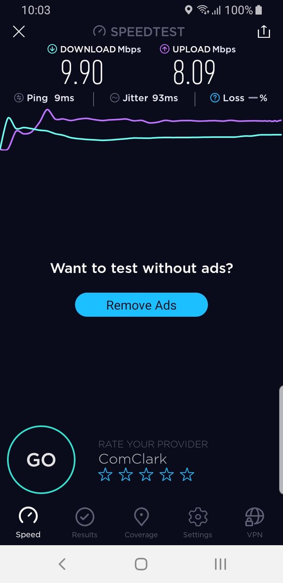 BrianWyson's tweet photo. @Converge_CSU so this us what you get for a plan 2500 at 75mbps. Wow converge, bravo!!!! https://t.co/YdDBdM0hDB