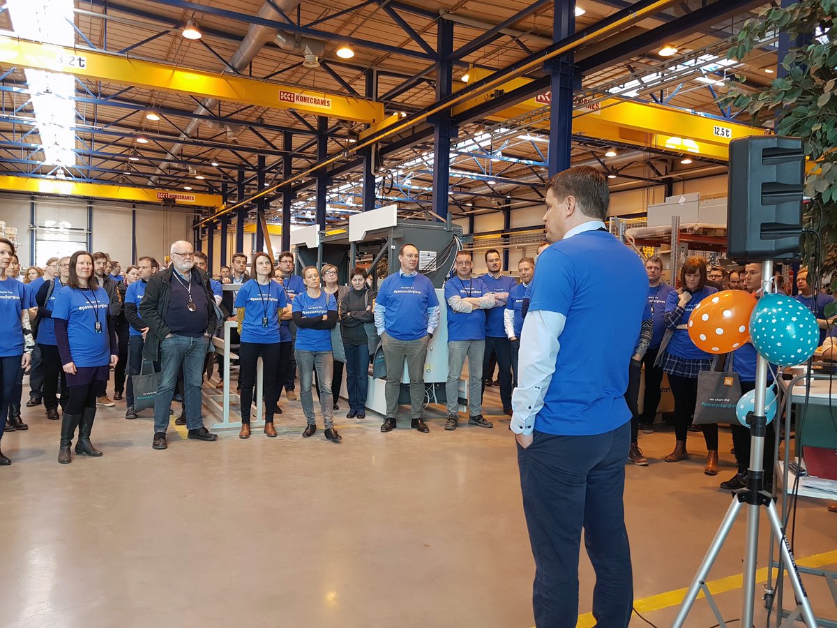 GlastonCorp's tweet photo. Today in Tampere celebrating the first day of common journey @GlastonCorp &amp; #Bystronicglass - we share the #passionforglass https://t.co/Cg1QlpxgBp