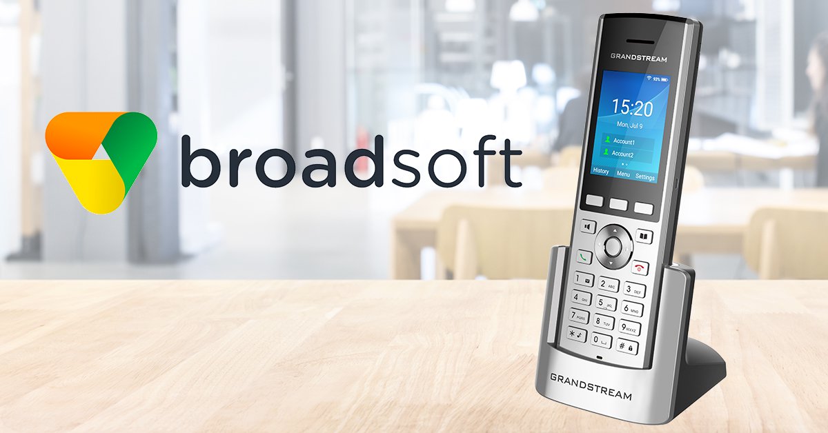 GrandstreamNet's tweet photo. Our #WP820 cordless WiFi IP phone is now compliant with @BroadSoftNews. Check out the press release to learn more: https://t.co/tTBreTdneg https://t.co/Oqfh3C2jFj
