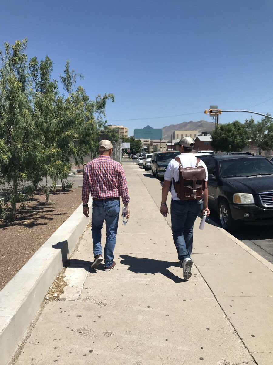 Seems like only yesterday that ⁦<a href="/JRochaparkinguy/">Jeremy Rocha</a>⁩ and I were walking the streets of El Paso,TX for our Downtown Parking Study. Give me a better way to work on our tan! #WGIInspiredBy #WGIBootsontheGround