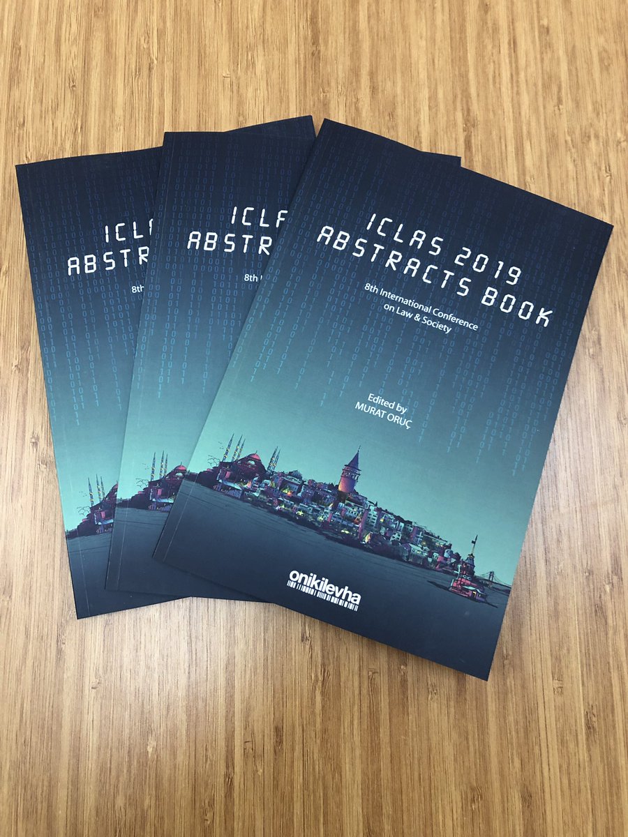 iclas2019's tweet photo. ICLAS 2019 Abstracts Book has been published!

#lawinthedigitalitazionera #iclas2019  #ai #artificalintelligence #rethinkingoflaw #aiforlaw #technology #legaltechnology https://t.co/sE0ct6DWAA