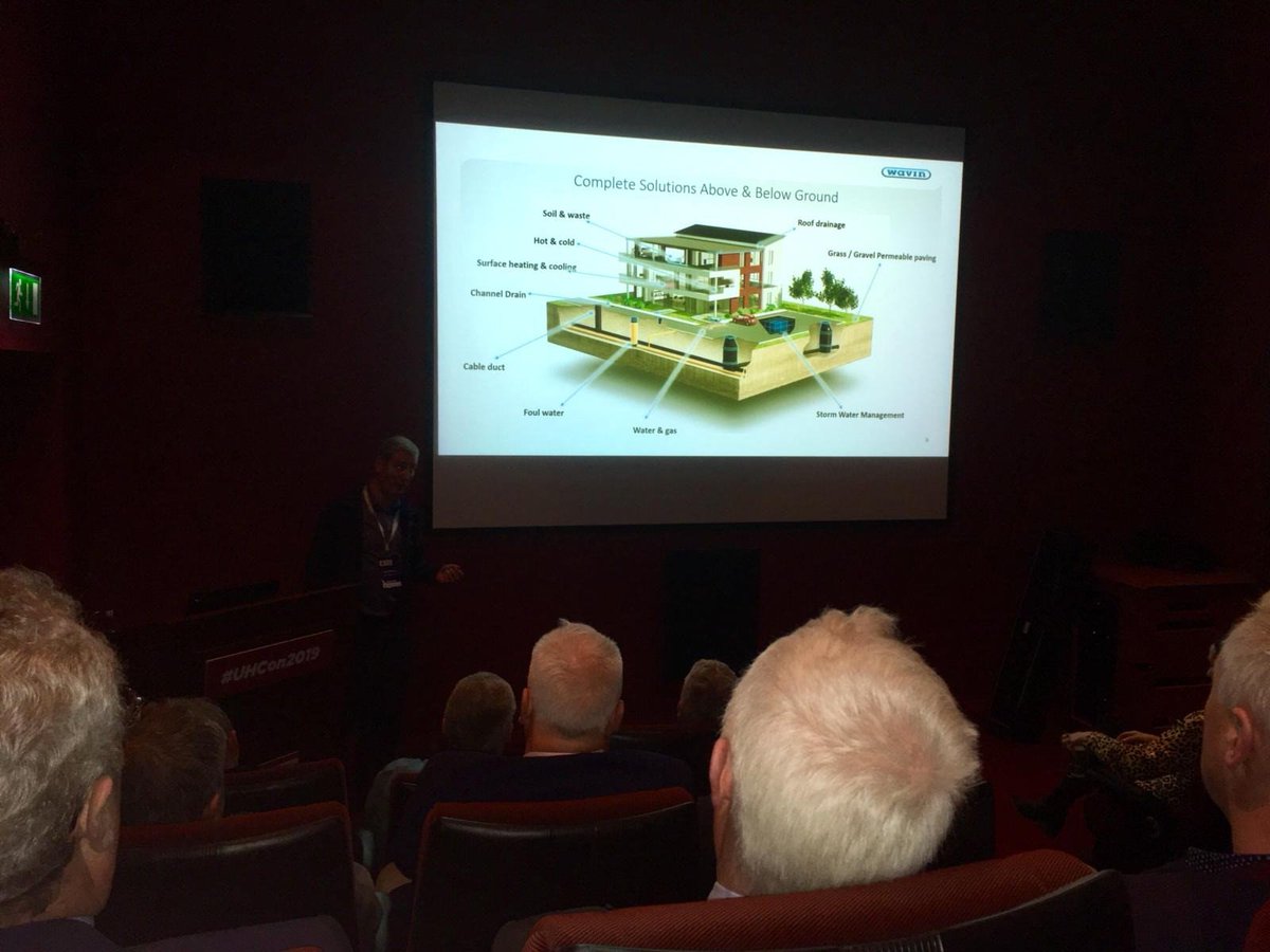 WavinIreland's tweet photo. Our very own John McPeake speaking during the break out sessions at the United Hardware Conference 2019.He is delivering the specific guidelines regarding Irish Water Compliant Sewer Pipe - Don't be Late with SN8! #UHcon2019 #dontbelatewithSN8 #SN8 #connecttobetter #Wavinireland https://t.co/92PjNVPi7J