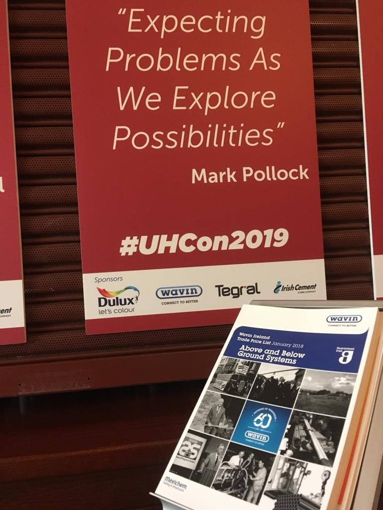 WavinIreland's tweet photo. Our very own John McPeake speaking during the break out sessions at the United Hardware Conference 2019.He is delivering the specific guidelines regarding Irish Water Compliant Sewer Pipe - Don't be Late with SN8! #UHcon2019 #dontbelatewithSN8 #SN8 #connecttobetter #Wavinireland https://t.co/92PjNVPi7J
