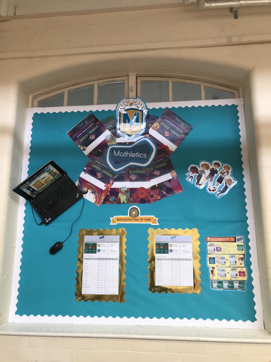 HPA_Philip_Lane's tweet image. How fab does our new #Mathletics display look? It even includes an ACTUAL laptop!
#HPAPLMaths #Mathletics #HPAPLDisplays