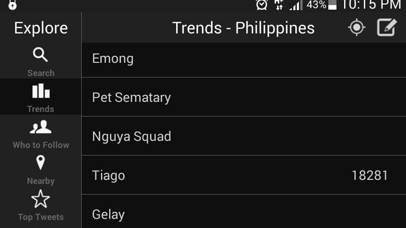 KaiReux's tweet photo. Emong and Gelay are trending nationwide :) #TODAMagkasangga https://t.co/BAoYhnNzGP