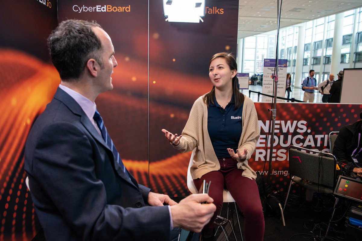 mathewjschwartz's tweet photo. Big cybercrime threat trend: Criminals still ❤️❤️❤️ payment cards issued by U.S. banks, says @OLRowley of @blueliv https://t.co/j738NnwGgg #infosec 

<< Watch awesome interview with Liv from #RSAC 2019 https://t.co/tP0wZ9L5Rt