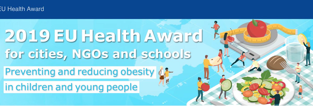 Are you involved in tackling #childhoodobesity in your community? The <a href="/EU_Commission/">European Commission</a> has launched #EU Health Award for cities, NGOs and schools  <a href="/farpourn/">Nathalie Farpour-Lambert</a> <a href="/JC_Holm/">Jens-Christian Holm</a> <a href="/harryrutter/">Harry Rutter</a> Brilliant opportunity ec.europa.eu/newsroom/sante…  #COTF #obesity