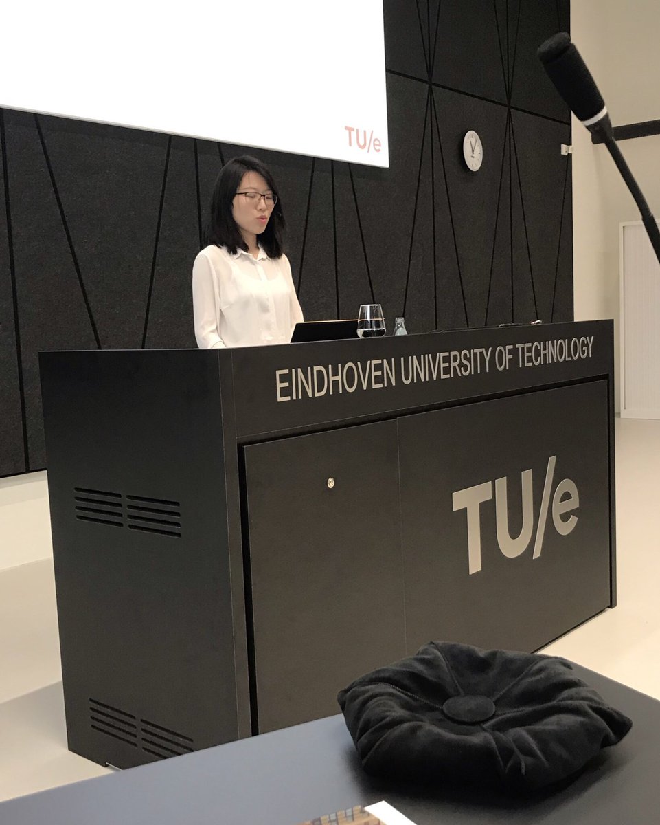 Today husband and wife defended their PhD thesis on the same day in Atlas in an excellent way. Congrats to Tong Wang and Thomas Krijnen. <a href="/TUeindhoven_BE/">TU/e BE</a> <a href="/TUeindhoven/">Kumar Dhistraj</a>