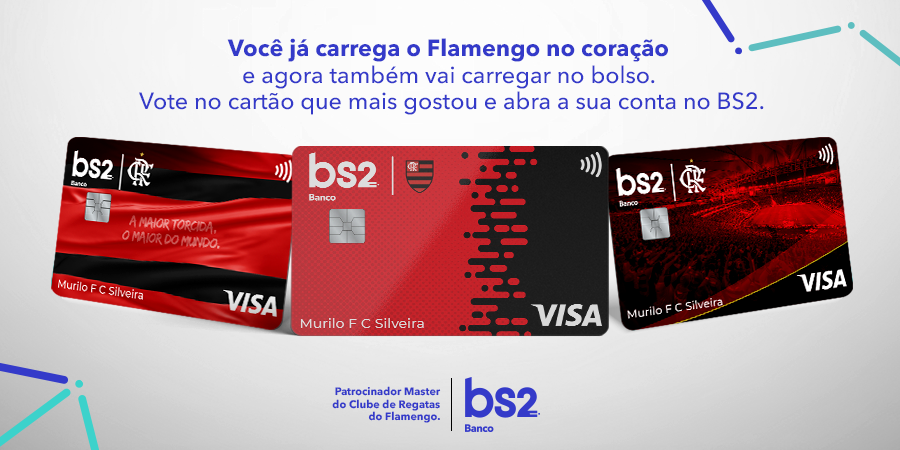 Patrocínio do Banco BS2 é aprovado no Flamengo. Veja os detalhes