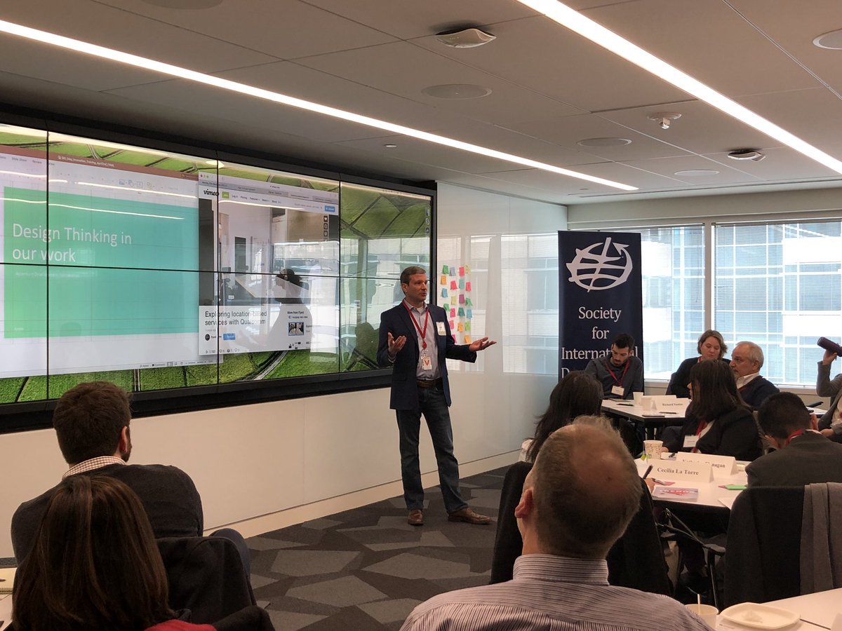 Roger Ford, SID-W board member, speaks about <a href="/Accenture/">Accenture</a> and Accenture Development Partnership (ADP) and Design Thinking during our full-day workshop #AccentureADP #intldev #SIDWLive