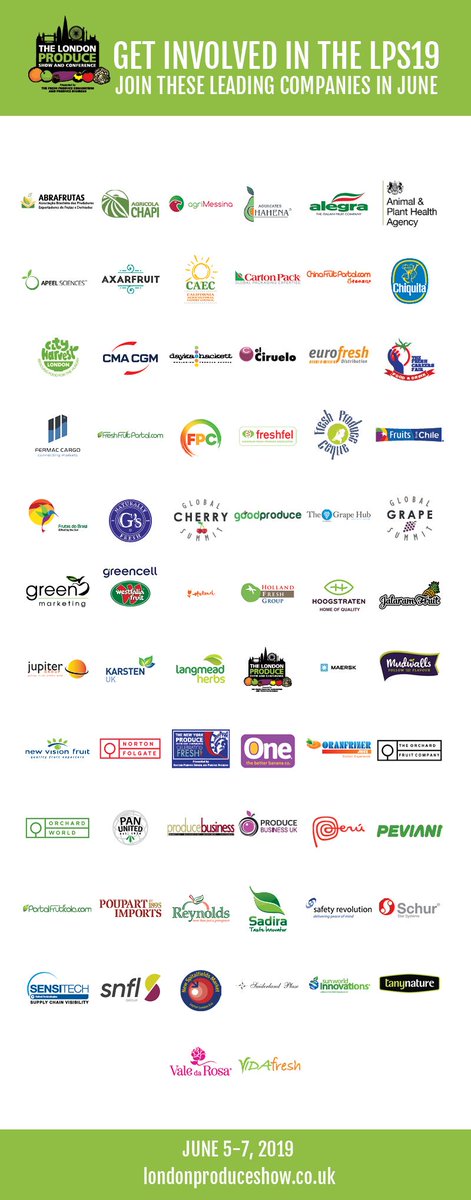 LondonProduceSh's tweet photo. GET FACE TO FACE WITH THESE COMPANIES @LondonProduceSh Have you booked your #stand yet at the UK's #premiumnetworking event connecting #producesuppliers with major #buyers? Email linda.bloomfield@producebusinessuk.com to discuss your requirements. #celebratingFRESH https://t.co/pt3J252Egr