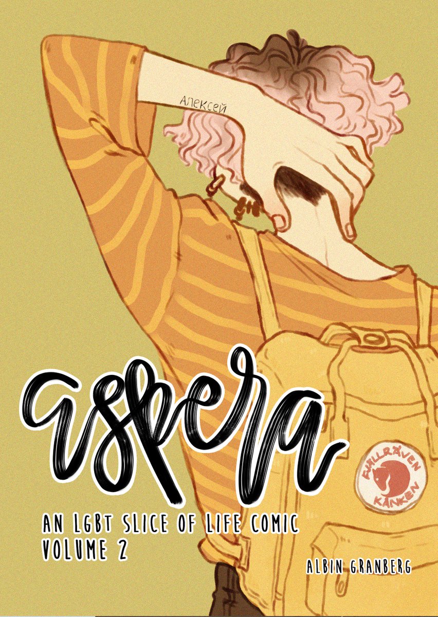 the covers for aspera volume one (limited edition with the remade prologue!) and volume two!! they're available at SIS19 this weekend in stockholm and in my shop on monday (hopefully!)