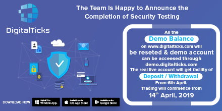 digitalticks's tweet photo. Successfully completed Security Testing !!
Register today on https://t.co/1MQ7hZi1RP and earn free trading fees till 30-04-2019
#www.digitalticks.com
#Buyandsellcryptocurrency
#Deposit
#Withdrawal
#Readytogolive https://t.co/9zqLNfUZRr
