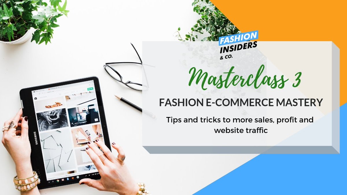 How to bring more of the right customers to your website & keep them coming back for a #fashionbusiness?

Sign up for the masterclass: bit.ly/2CN9nxr

#fashionselling #onlineretail #fashionbuyers #consumerism