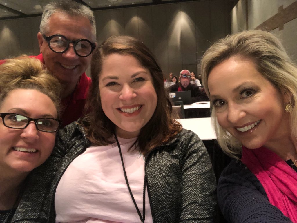 ms_mers's tweet photo. So many great things today! 1. @NTX_yearbooks Spring workshop 2. Spending the day with @johnnyyearbook 3. Time with @wende_wende and welcoming @KTokarczyk2 to the yearbook world! @ProsperRogersMS @ProsperHaysMS @PISDReynolds @ReynoldsYrbk #ProsperMiddleSchools #yearbookadvisers https://t.co/PkMC1rJYoG