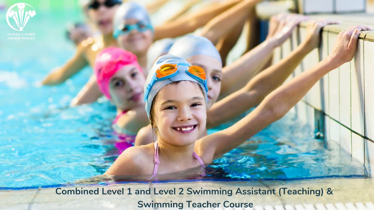 TrainingSwim's tweet photo. Dreaming about becoming a Swimming Teacher but not yet completed your Level 1 training? Do not worry, Swim Wales Training have a number of combined Level 1 and Level 2 swimming teacher courses available. #teaching #swimming #swtraining https://t.co/d7h5kowmuh https://t.co/v4pXytmcPa
