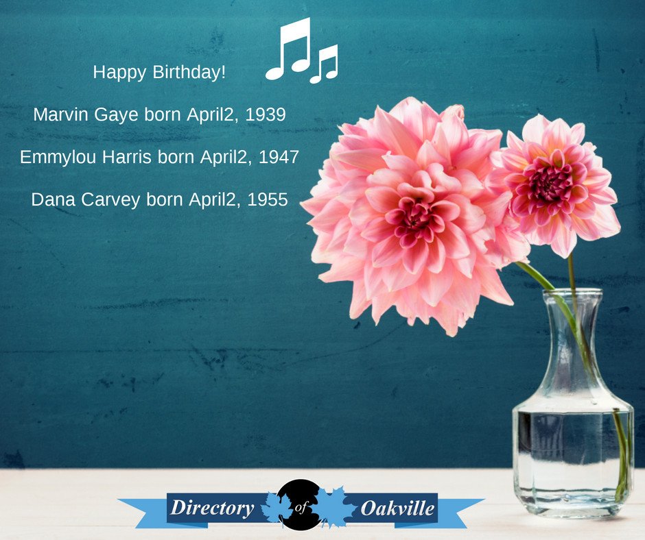 Happy Birthday!
Marvin Gaye born April2, 1939
Emmylou Harris born April2, 1947
Dana Carvey born April2, 1955 