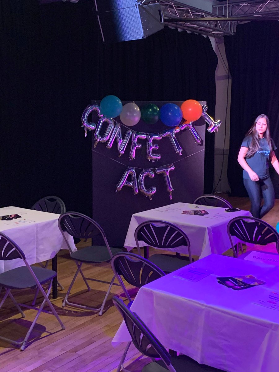 PortsmouthGhall's tweet photo. Supporting the Confetti Act Showcase on their schools event today in the #GuildhallStudio! https://t.co/ncyFZtqzqD
