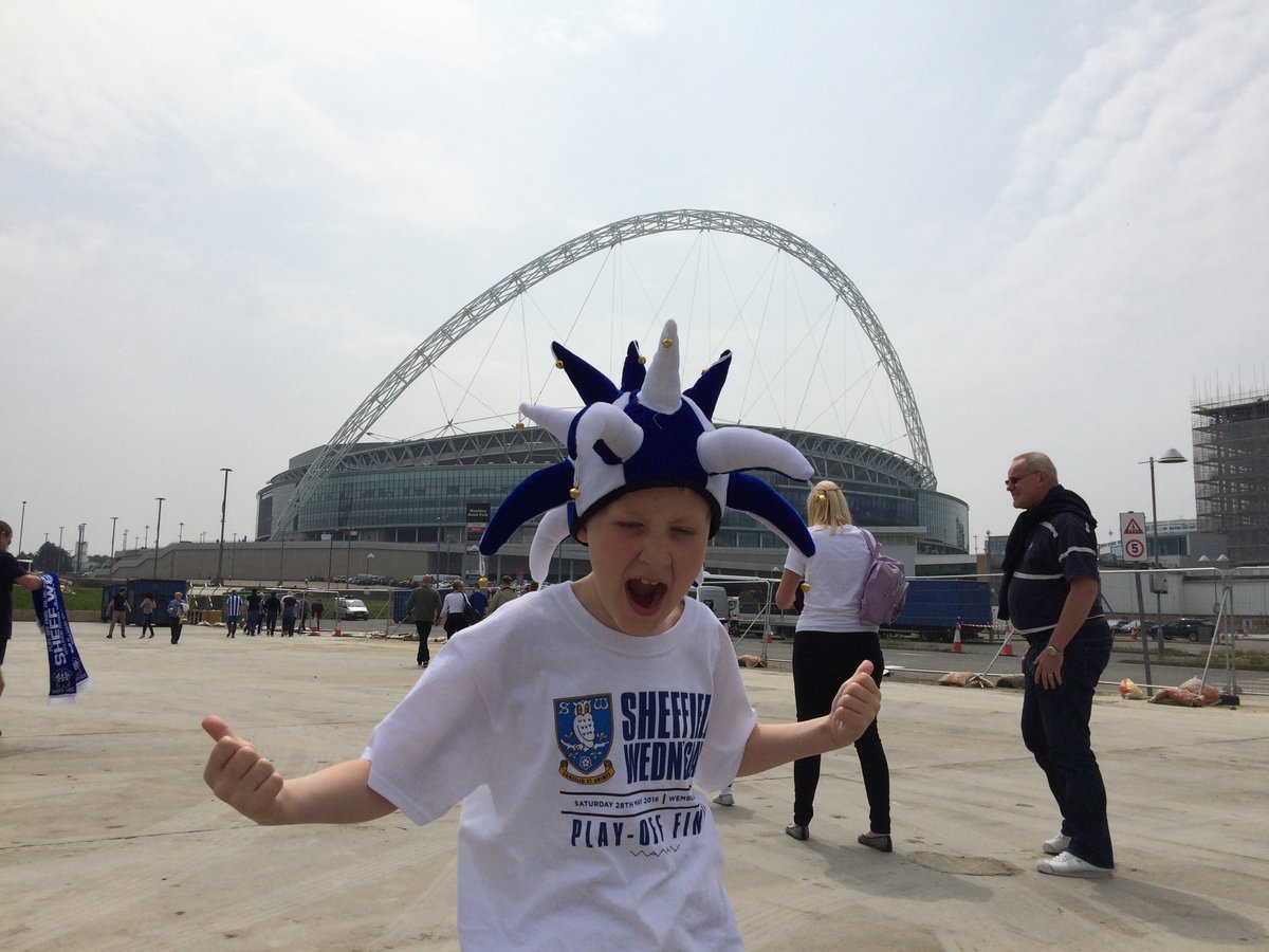 Maplo16's tweet photo. It’s #AutismAwarenessWeek this week. My lad has a global developmental delay and physical co-ordination disorder. He’s also my best mate and my #AwayDay enabler. As my birthday treat this month he’s going to be a @swfc mascot for the Bristol City game #BeAutismAware #ProudDad https://t.co/r5f2YfGXzn
