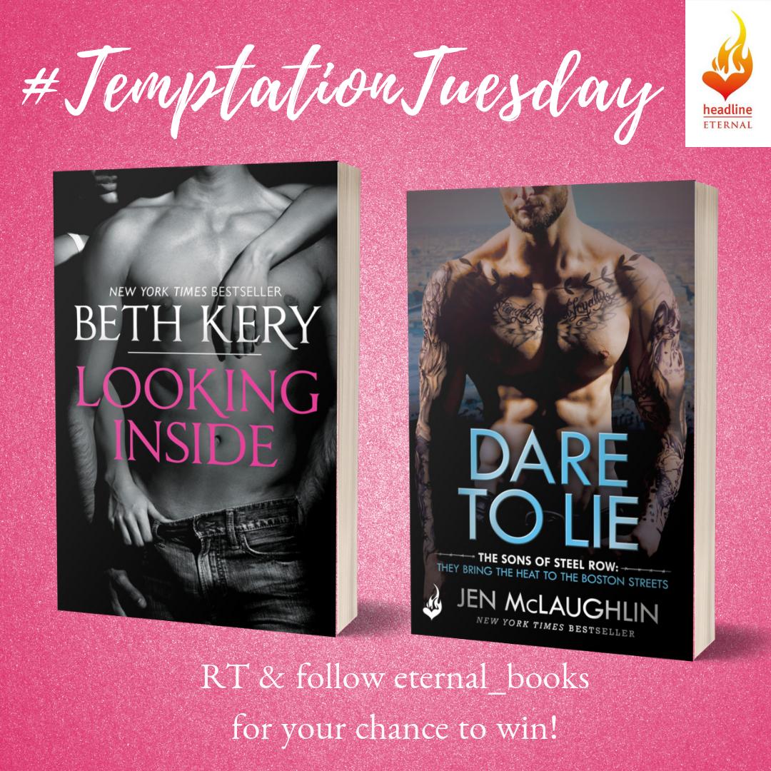 We have a truly tempting duo for #TemptationTuesday this week! LOOKING INSIDE by <a href="/BethKery/">Beth Kery</a> and DARE TO LIE by <a href="/DianeAlberts/">Jen McLaughlin, MFA</a> writing as Jen McLaughlin - just look at those covers! 😍RT &amp; follow <a href="/eternal_books/">Headline Eternal</a> for your chance to win!