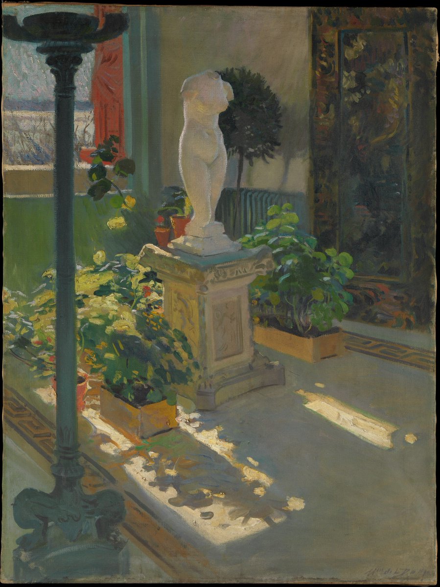 Venus in Atrium by William de Leftwich Dodge by American Paintings and Sculpture @met_ampainting metmuseum.org/art/collection… #williamdeleftwichdodge #themet