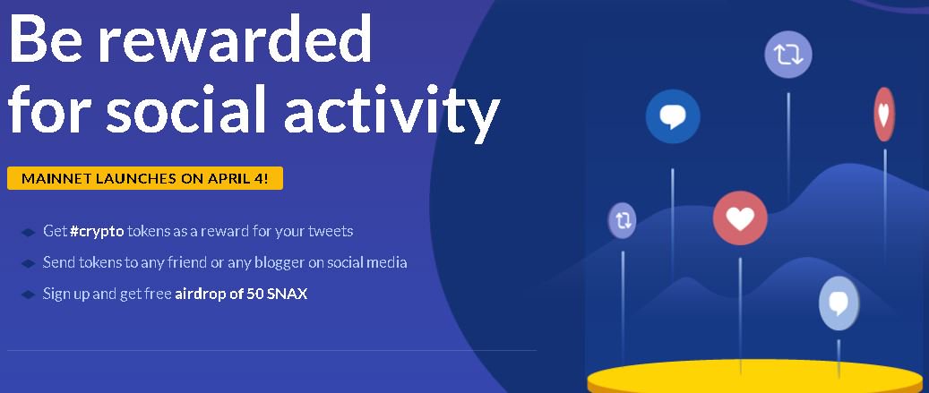 eos_ph's tweet photo. EOS would like to invite everyone within the #Philippines to join @SnaxTeam &amp; earn some # token for all your social activity on Twitter! The main net will be live this coming April 4, 2019. Find out more at https://t.co/EWWlOokx42 now!

#earnsnax #eos #eosph #eosnation #token https://t.co/UY6jj949l6