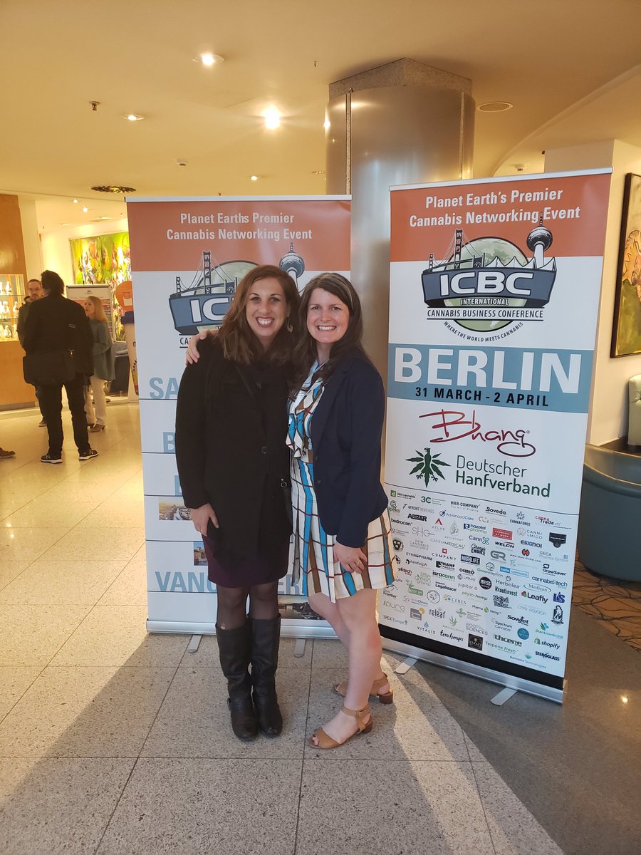 MsDuffgirl's tweet photo. One great success story of the @Internationalcbc is how I reconnected with Sarah Ceti of Green Rush Consulting, whom I worked with at @ShakesPizza in Columbia, Missouri at the 1st #ICBCSF 5 years ago, where it all began. #ICBCBerlin2019. #conferencelife https://t.co/FABkDKzTN9