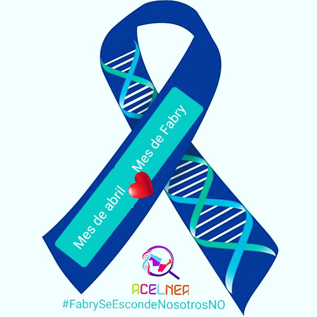 ACELNEA's tweet photo. #Abril: UN MES PARA CONCIENCIAR SOBRE LA #EnfermedadDeFabry
Fue elegido por la asociación internacional Fabry International Network (FIN) como el #MesDeFabry para concienciar y educar en torno a esta enfermedad, una patología rara y progresiva con múltiples signos y síntomas. https://t.co/cNkJMGlsT1