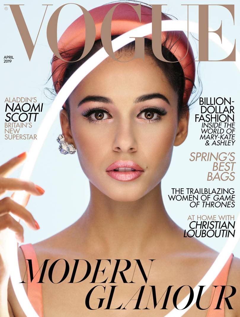 thecollectivema's tweet photo. British Vogue cover of April 2019 issue.
.
.
Photographer #nickknight .
.
Model #naomiscott .
.
.
#thecollectivemanagement #vogueissue #britishvogue #aprilissue #artistagency #creative #magazinecover #frontpage #artistmanagement #creativeagency #lookbook #photographermanagement https://t.co/FdGmiWrAIt