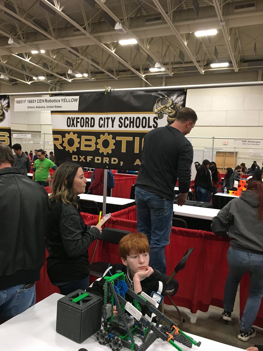 CEH Vex Robotics Teams at International Competition in Council Bluff Iowa. #GoBigO