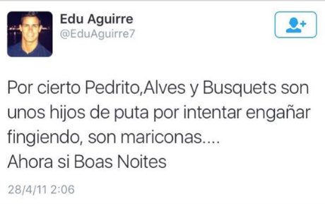 Llourinho's tweet photo. Cuando escucho a @EduAguirre7 dando lecciones a Piqué me acuerdo de esto. https://t.co/pbOlaO9yQA