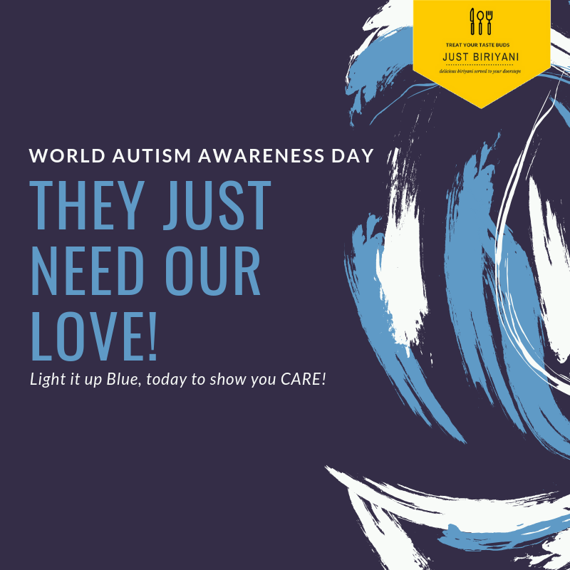 justbiryani's tweet photo. #ADWGroup #JustBiriyani #JustBiryani #LiteTiffin #FullKattu #KaapiHouse #Biryani #Meals #Tiffin #Idly #Chappathi #KalDosa #Idiyappam #ZeroDay #worldautismawarenessday
This #World #Autism #Awarness #Day, let's take care of them with #Love!
#Order now : https://t.co/YEuQts17rx https://t.co/XH7Gf35Lec