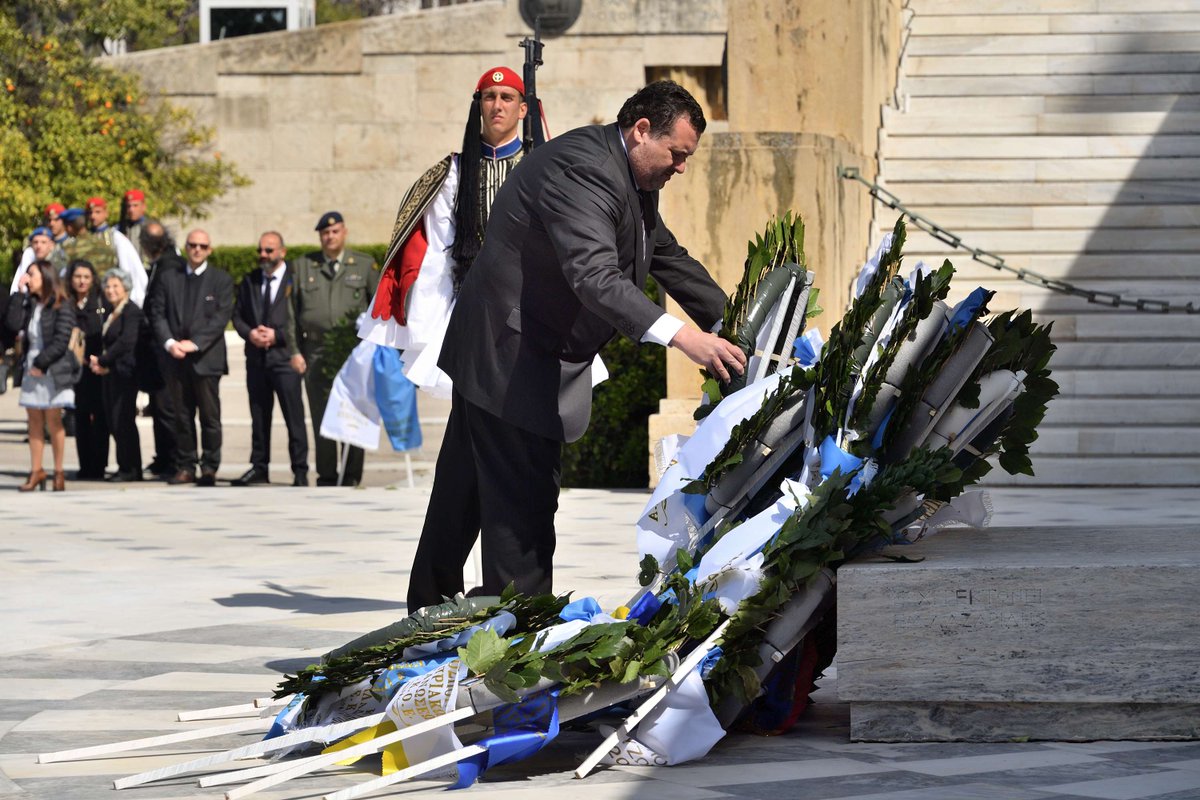 cyprusingreece's tweet photo. Δοξολογία για την Εθνική Επέτειο του Αγώνα της Ε.Ο.Κ.Α. 1955-59 31/3/2019. Η δοξολογία διοργανώθηκε από την Πρεσβεία της ΚΔ στην Αθήνα #cyprusingreece, την (Ο.Κ.Ο.Ε.) και την (Ε.Κ.Ε.) Πανηγυρικό εκφώνησε o Δντής του Γραφ. του ΠτΔ κ. #ΠέτροςΔημητρίου. https://t.co/8J50B66Ohb https://t.co/NeEWYRUsBr