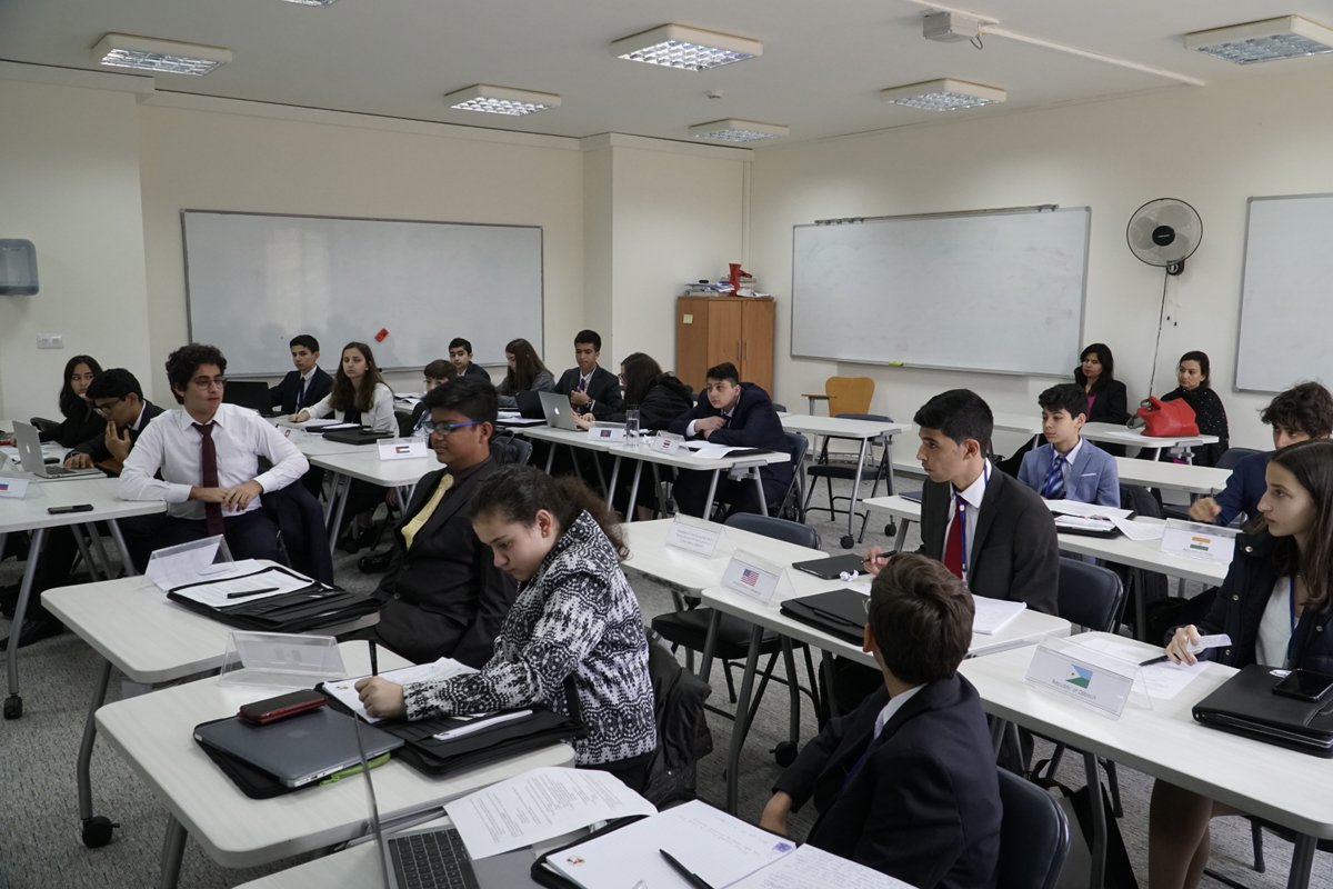 TSVSBhopal's tweet photo. Our students took part in KAMUN, held at King’s Academy Jordan from 11-18 Mar'19. Main conference was for 3 days where delegates from diff. countries participated &amp; debated on world issues &amp; were divided into various committees: ECOFIN, SC, DC, GENERAL ASSEMBLY etc.
#KAMUN #tsvs https://t.co/fT5GPIahPE