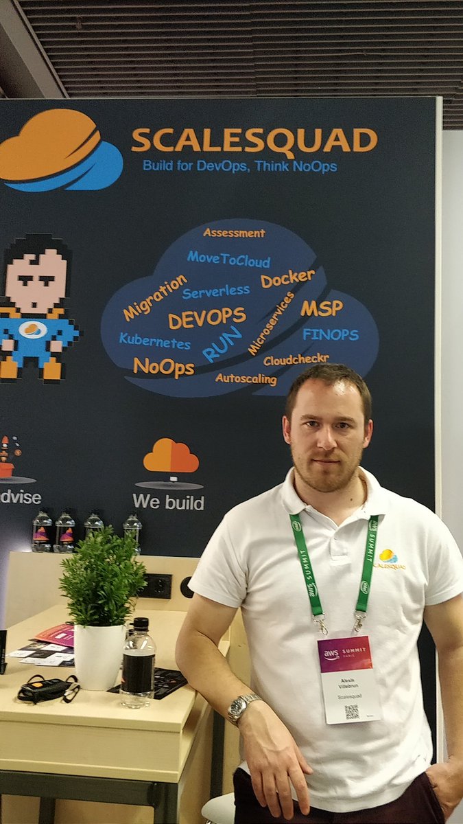 Scale_Squad's tweet photo. Team #scalesquad at #AWSSummit https://t.co/JWTANjrsom