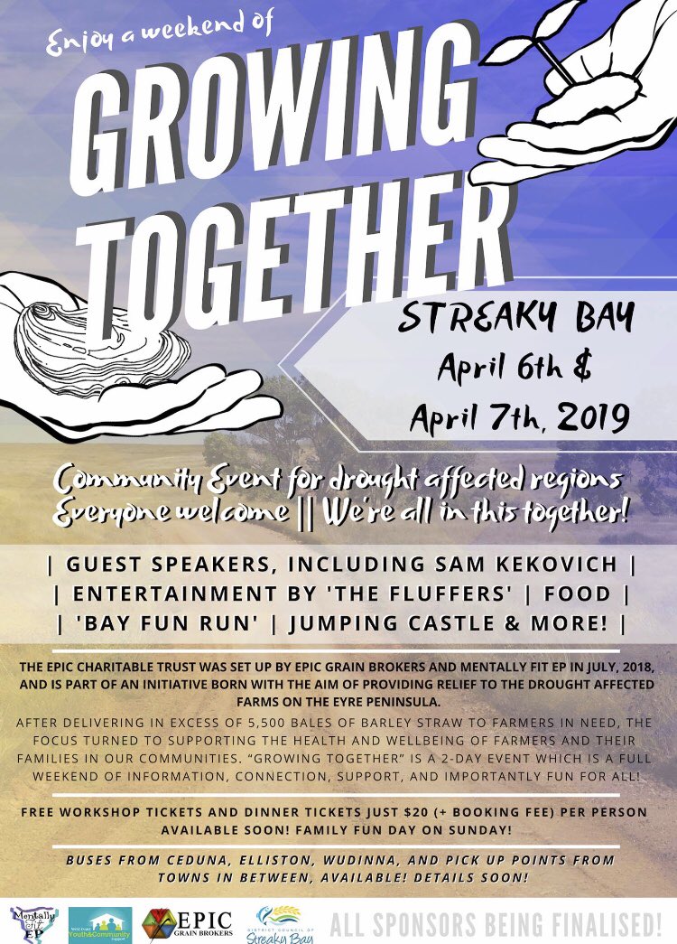 AlexThomasPL's tweet photo. #StreakyBay, I’m coming for you! See you at 2pm on Saturday 🙋🏻♀️💃🏽🌊
#PlantASeedForSafety
#SaveALifeListenToYourWife
PS There’s a band called The Fluffers playing at the pub on Sun - kidding, not kidding! #LetsGetFluffy
Haven’t got your tickets yet?
More details below ⬇️⬇️⬇️ https://t.co/Jgvoo6Z6Gl