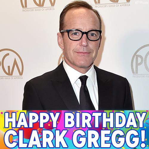 Happy birthday to Agents of S.H.I.E.L.D. star Clark Gregg! 