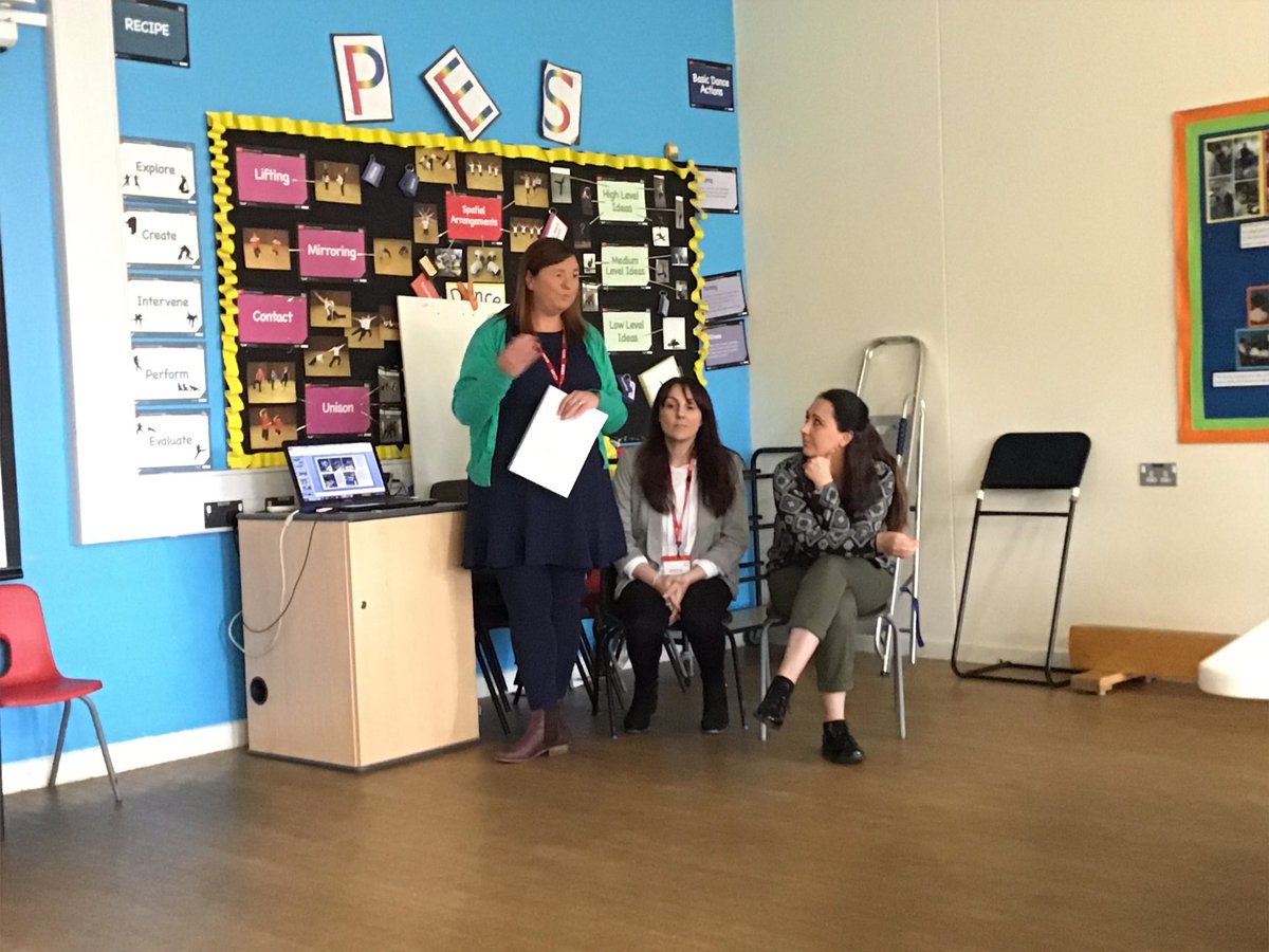the_ECCC's tweet photo. School to school working this morning! Becki and Rachel sharing how we listen to our learners and build on their interests and fascinations along with Sam from @tremorfanursery. #pupiloffer #pupilvoice #CurriculumforWales #SIG5 Thanks @ThornhillPS for organising! https://t.co/EBkJJoPe0z