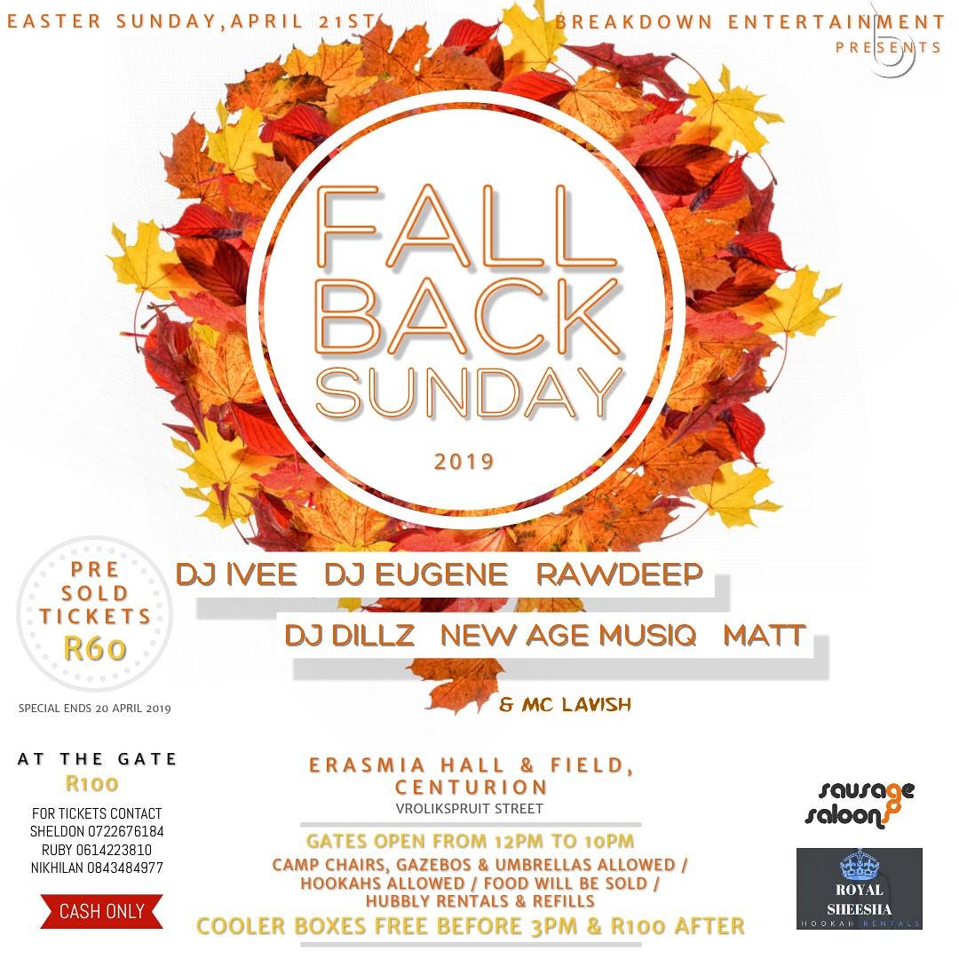 breakdownent18's tweet photo. Pre Sold Tickets available now!!
#FallBackSunday #PTA #BreakdownEntertainment https://t.co/s172bHlGoA