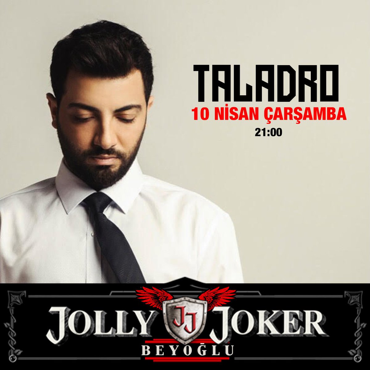 jjbeyoglu's tweet photo. 10 Nisan Çarşamba @aeTaladro @jjbeyoglu sahnesinde. Kapı açılışı:21:00 Bilgi: +90 212 249 07 49 &amp; +90 532 601 18 55 https://t.co/GVXMsqgolv