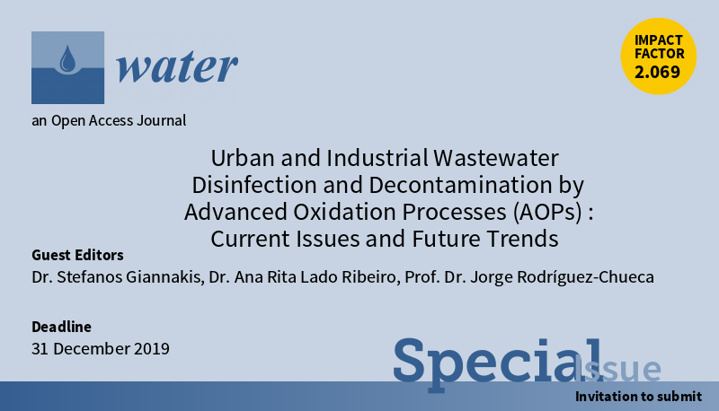 RodriguezChueca's tweet photo. If you are working in water treatment by AOPs, don't hesitate to submit your research to the special issue that Dr. Stefanos Giannakis , Dr. Ana Rita Ribeiro and me are hosting. 🔝🔝👩🔬👨🔬 #mdpiwater #watertreatment #advancedoxidationprocesses https://t.co/kakyvdyWDA