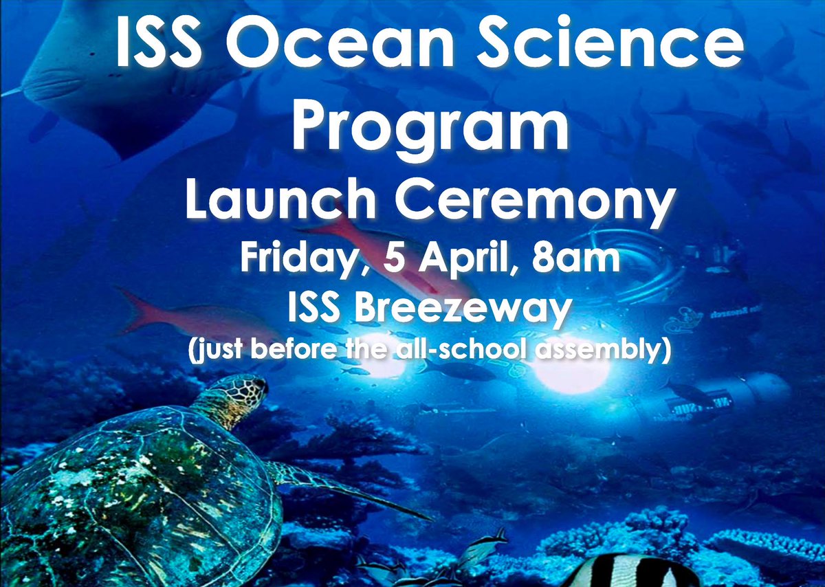 #ISSuva #distinctive #ocean science program launch this Friday! Come join us!
#Goal14 #lifebelowwater #TeachSDGs