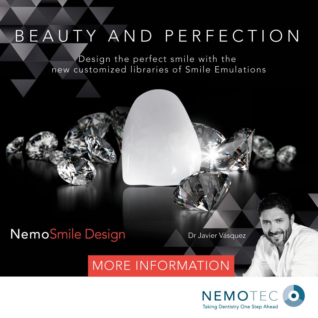 Nemotec (@nemotec) on Twitter photo BEAUTY AND PERFECTION - Dicover how to design the perfect smile with the new customized libraries of Smile Emulations by Dr. Javier Vasquez in NemoSmile Design
THE ONLY LIMITS IS YOUR IMAGINATION
More Information: nemotec.com/es/contacto?ca… or email: info@nemotec.com BEAUTY AND PERFECTION - Dicover how to design the perfect smile with the new customized libraries of Smile Emulations by Dr. Javier Vasquez in NemoSmile Design
THE ONLY LIMITS IS YOUR IMAGINATION
More Information: nemotec.com/es/contacto?ca… or email: info@nemotec.com