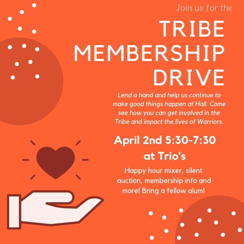 HallHighAlumni's tweet photo. TONIGHT - Join us at Trio's for the Alumni Mixer! - https://t.co/xnWHKSVMNY https://t.co/DTjRC9s9Ci