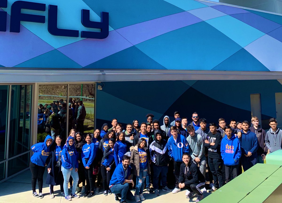 WCBMathScience's tweet photo. Our @WCBryantHSLIC Math &amp; Science students went flying yesterday... and they loved it! Physics comes to life at iFly indoor skydiving! @NDwarka1 @DOEChancellor @TeachingSTEM #therelentlessquestforexcellence https://t.co/n1DYDojmey