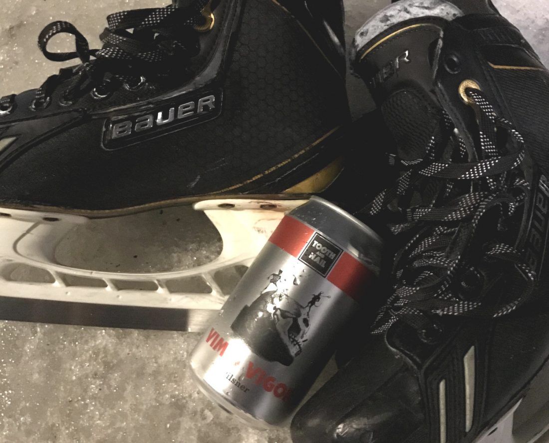 Is there a way to make a beer mile even more Canadian? <a href="/Bottleneck_OTT/">Jordan Duff</a> laced up and gave it a shot. buff.ly/2TQJ1zX