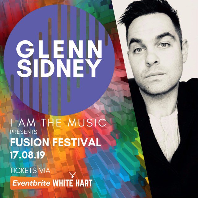 [ARTIST ANNOUNCEMENT] Our first artist/DJ to take on the stage at our FUSION Festival on the 17th of August is GLENN SIDNEY! Keep your eyes peeled for set time - will be absolutely amazing! Tickets: bit.ly/2NKNiUs #festival #august <a href="/adamfearn/">Adam Fearn</a> #hertford <a href="/WhiteHart1827/">The White Hart</a>