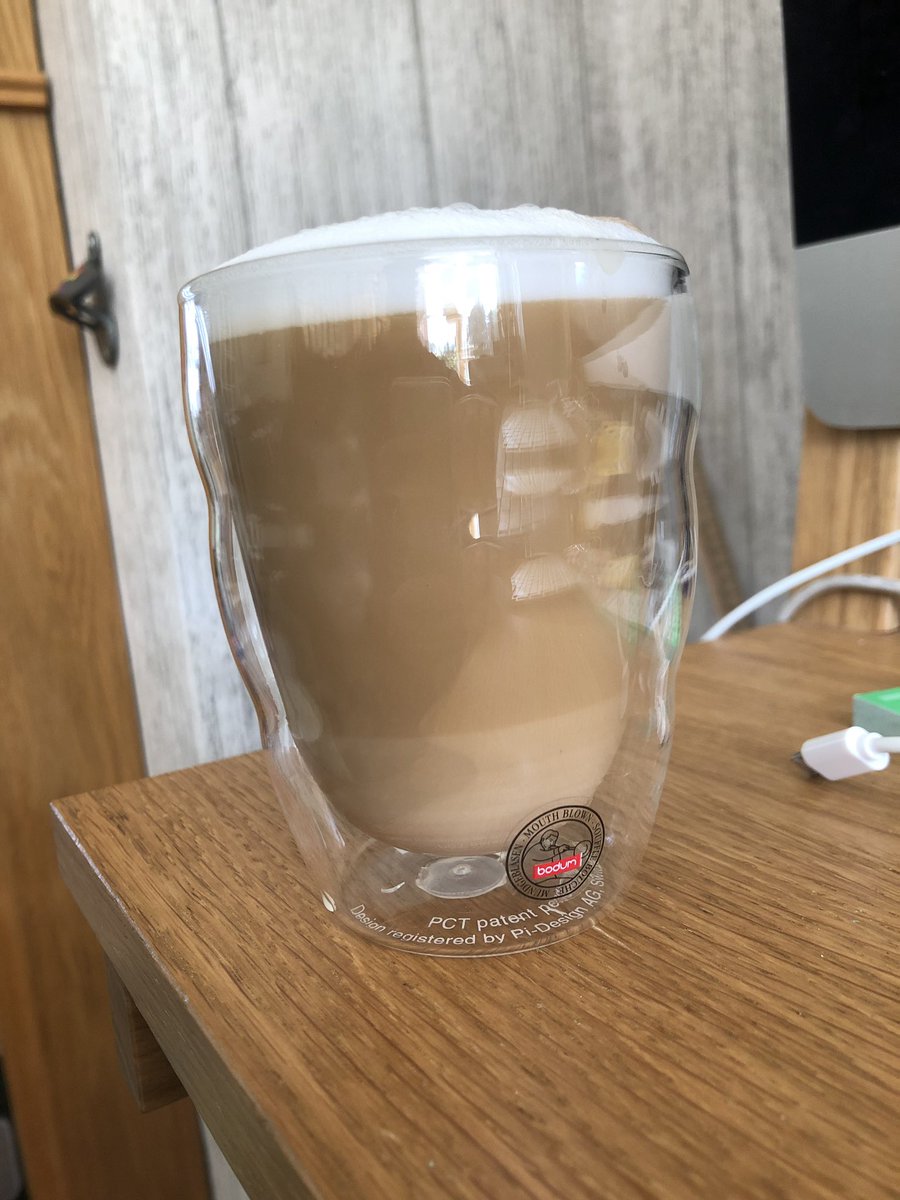 The double glass insulated coffee cup. Why did it take me so long to get onto this? Coffee stays warm for the entire time it takes to review 1 article. Or marking 5 essays (or is it just 2???). #TuesdayThoughts #academia