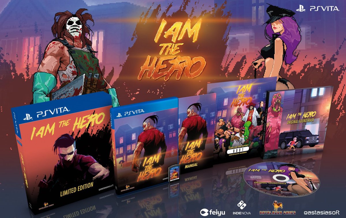 RatalaikaGames's tweet image. As we promised last week here you have #giveaway of ONE sealed physical #PSVita copy of #IAmTheHero for one lucky winner!

Follow &amp;amp; RT to enter! Draw finishes on April 6th.

Also don't forget to check our latest release #METAGAL ! #vitaisland